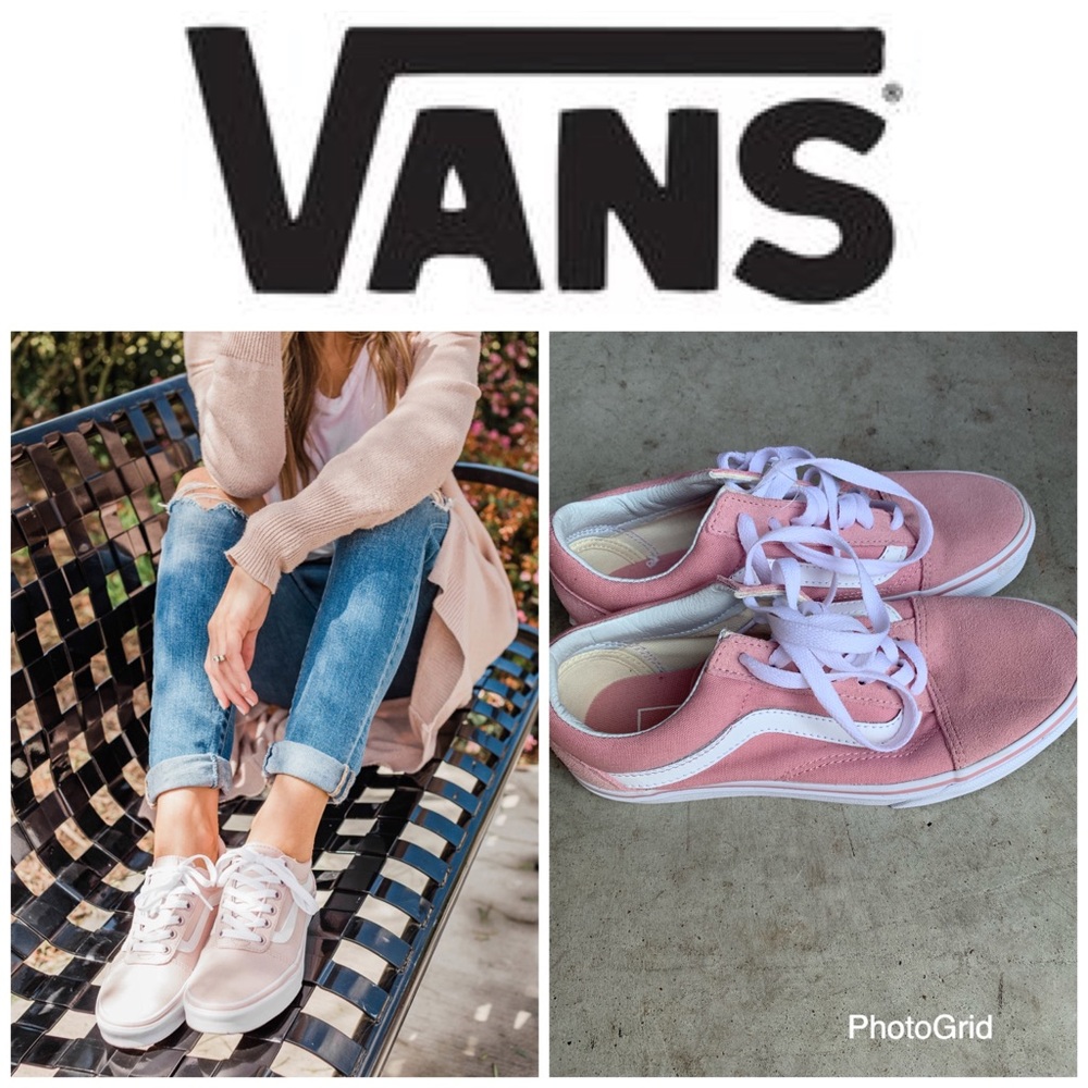Like NEW Pink Vans